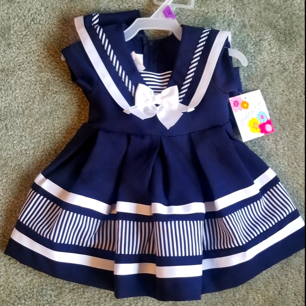 Jessica Ann Nautical Dress with Bloomers